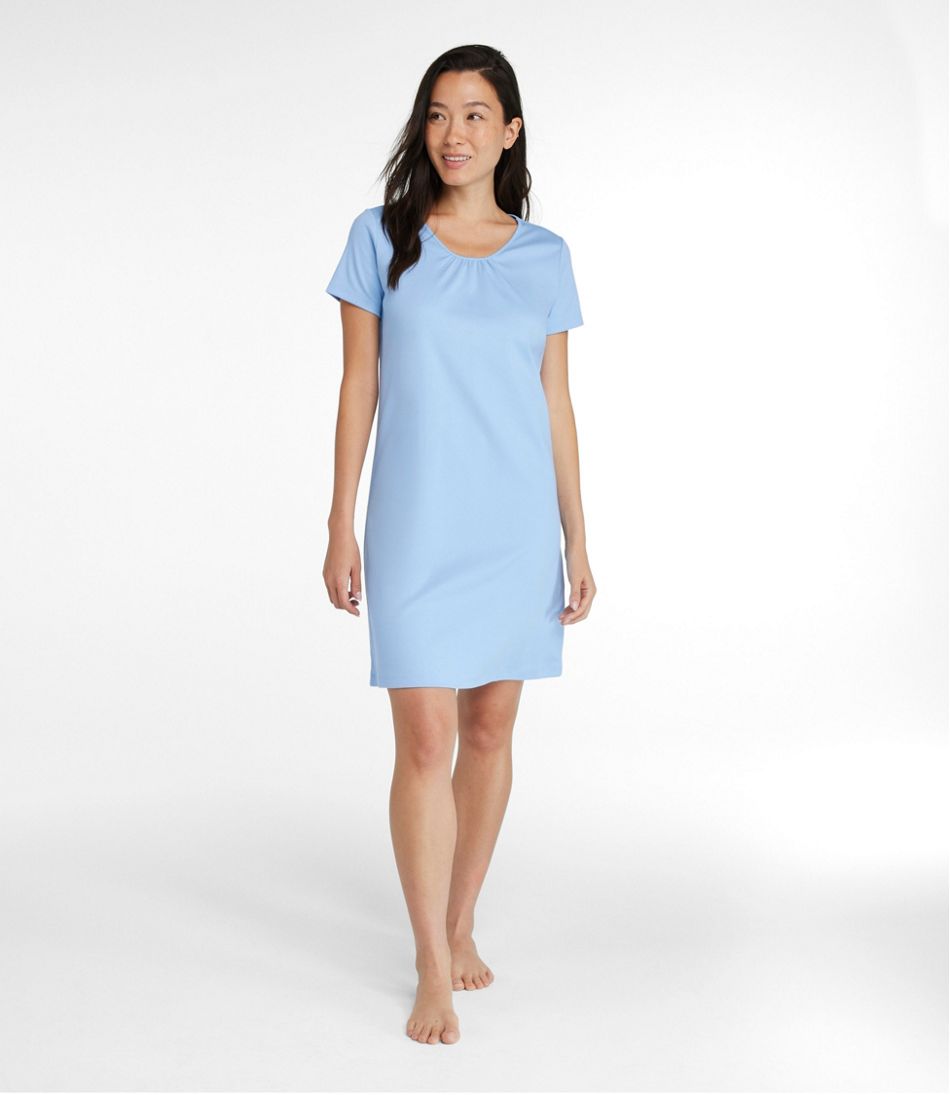 Women's Supima® Nightgown, Short-Sleeve | L.L.Bean