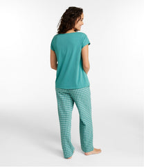 Women's Bean's Seacoast Seersucker Pajama Pant Set | L.L.Bean