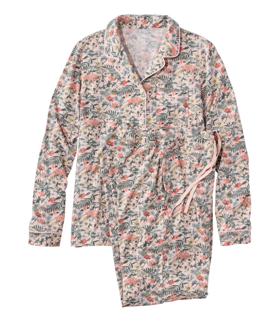 Women's Super-Soft Shrink-Free Pajama Set, Button-Front | L.L.Bean