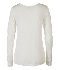 Women's Silk Pointelle, Long-Sleeve Scoopneck | L.L.Bean