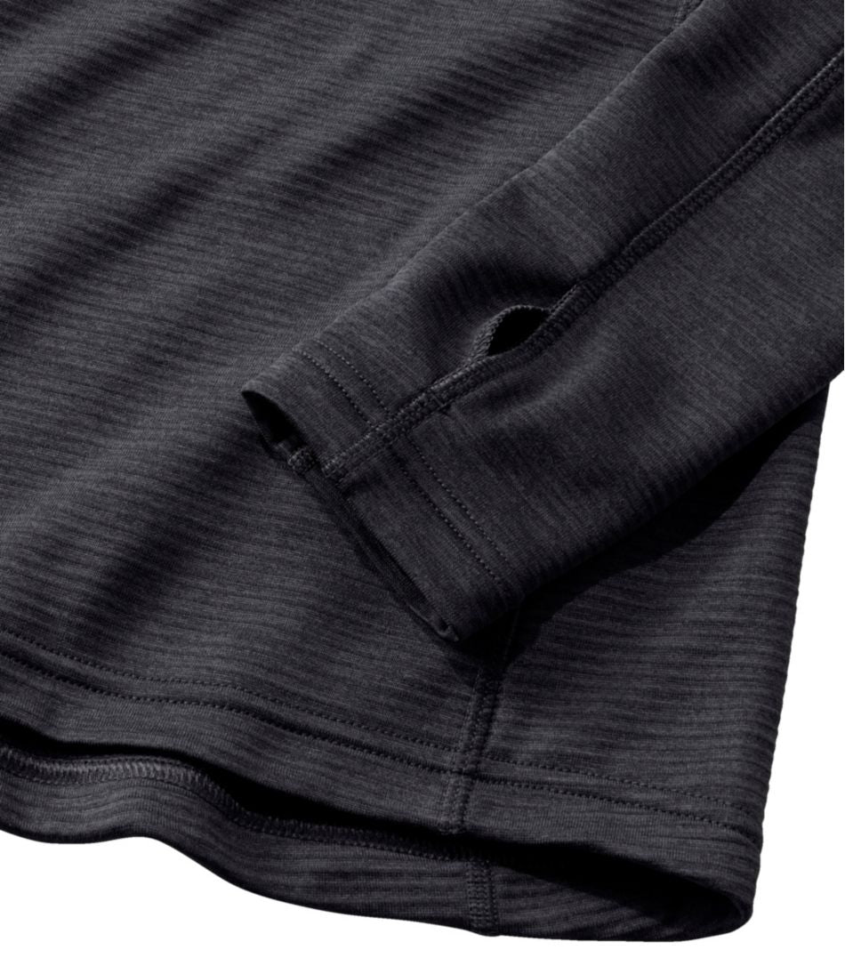 Women's Midweight Base Layer Crew Top, 1/4 Zip | L.L.Bean