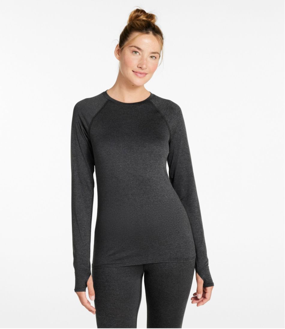 Women's Simple Soft Base Layer, Crew | L.L.Bean