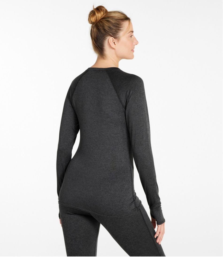 Women's Simple Soft Base Layer, Crew | L.L.Bean
