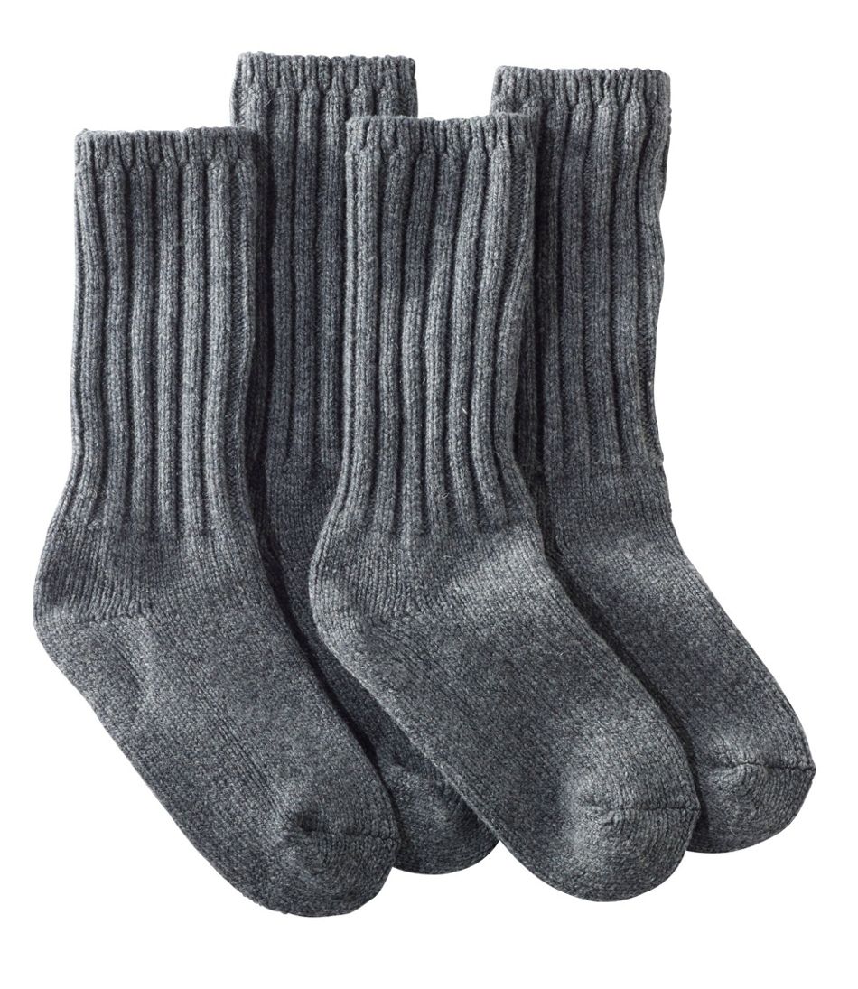 Adults' Merino Wool Ragg Socks, 10" 2-Pack | L.L.Bean