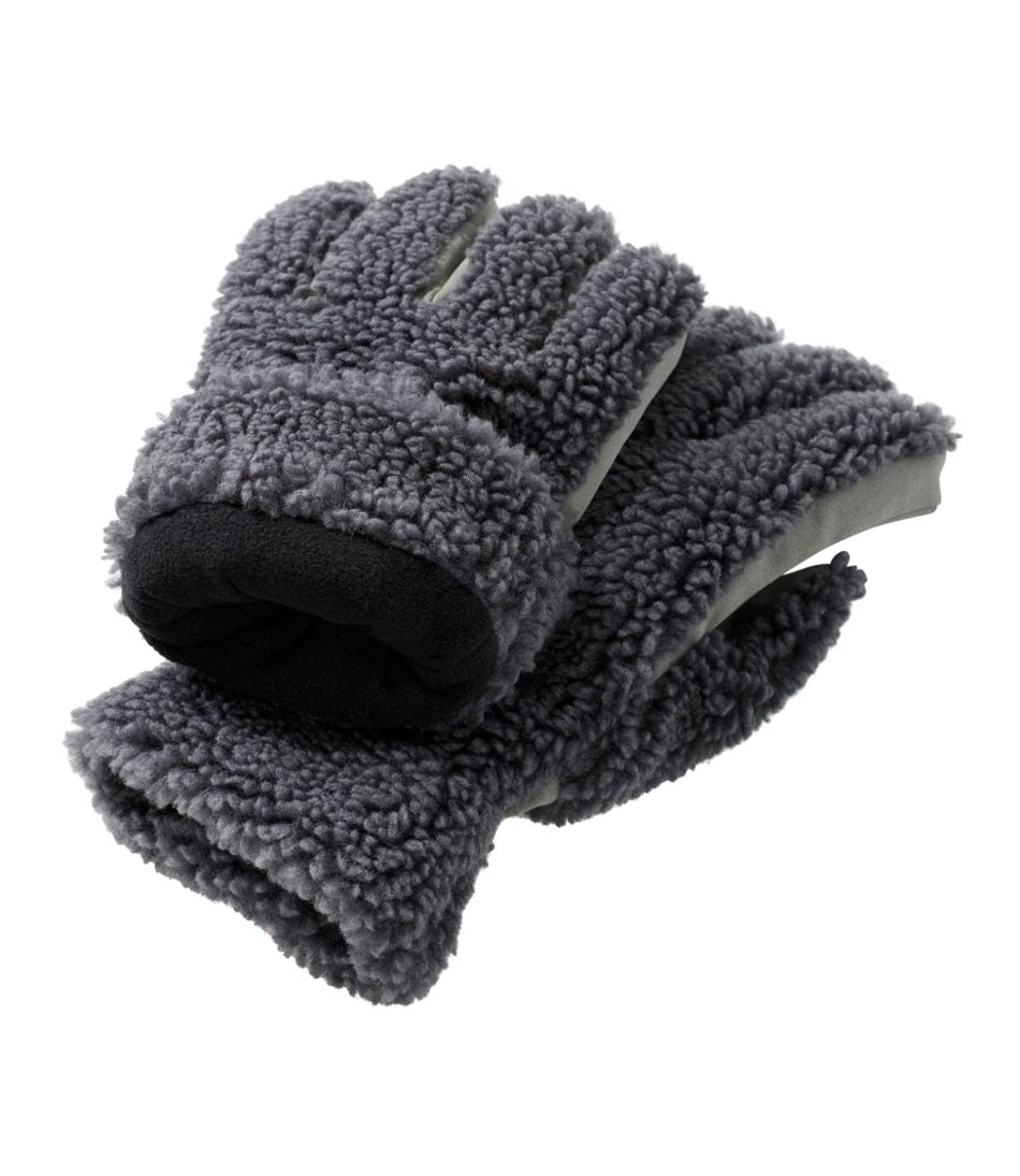 Adults' Mountain Pile Fleece Gloves | L.L.Bean