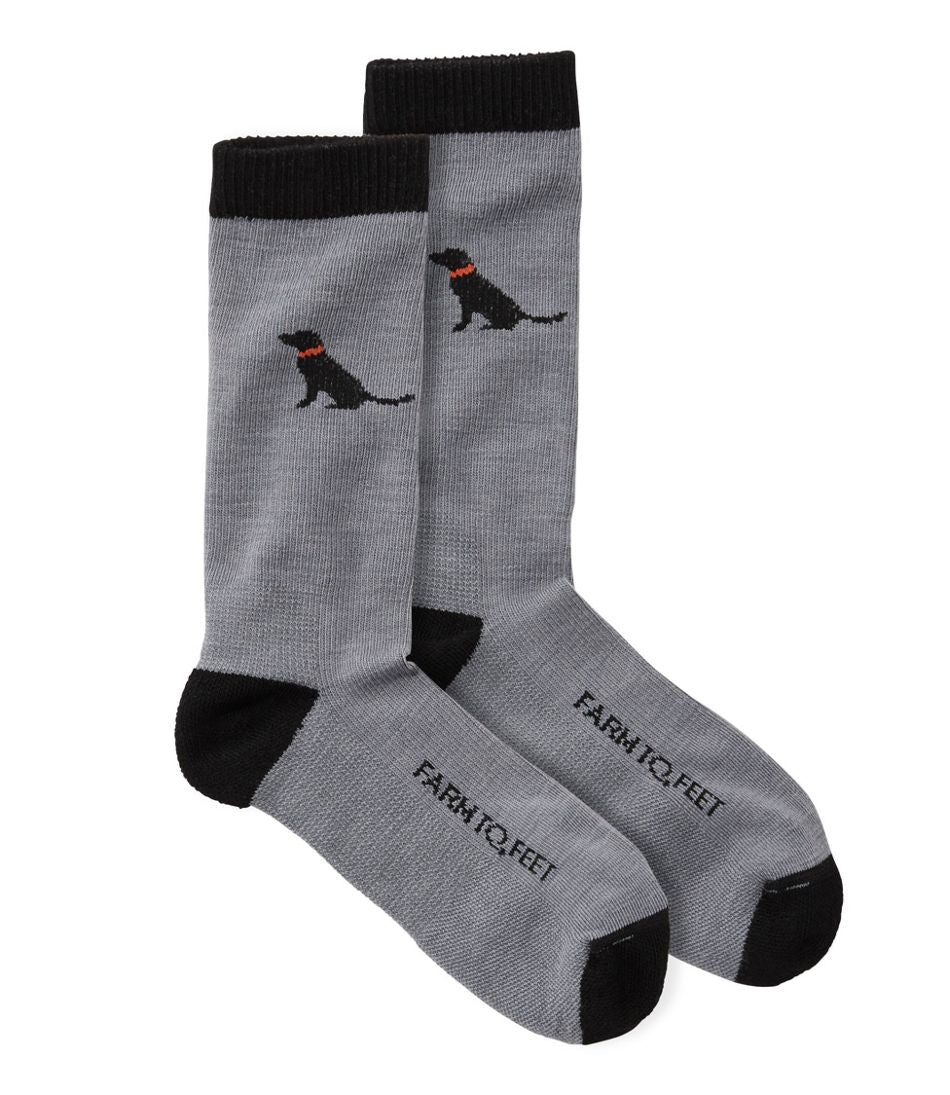 Adults' Farm to Feet Sunderland Crew Socks, Light Cushion | L.L.Bean