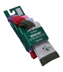 Adults' Wicked Soft Cotton Socks Animal Gift Set, 3-Pack | L.L.Bean