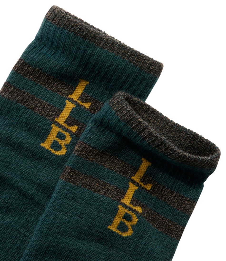 Adults' Katahdin Over the Calf Hiker Socks, Mountain Stripe | L.L.Bean