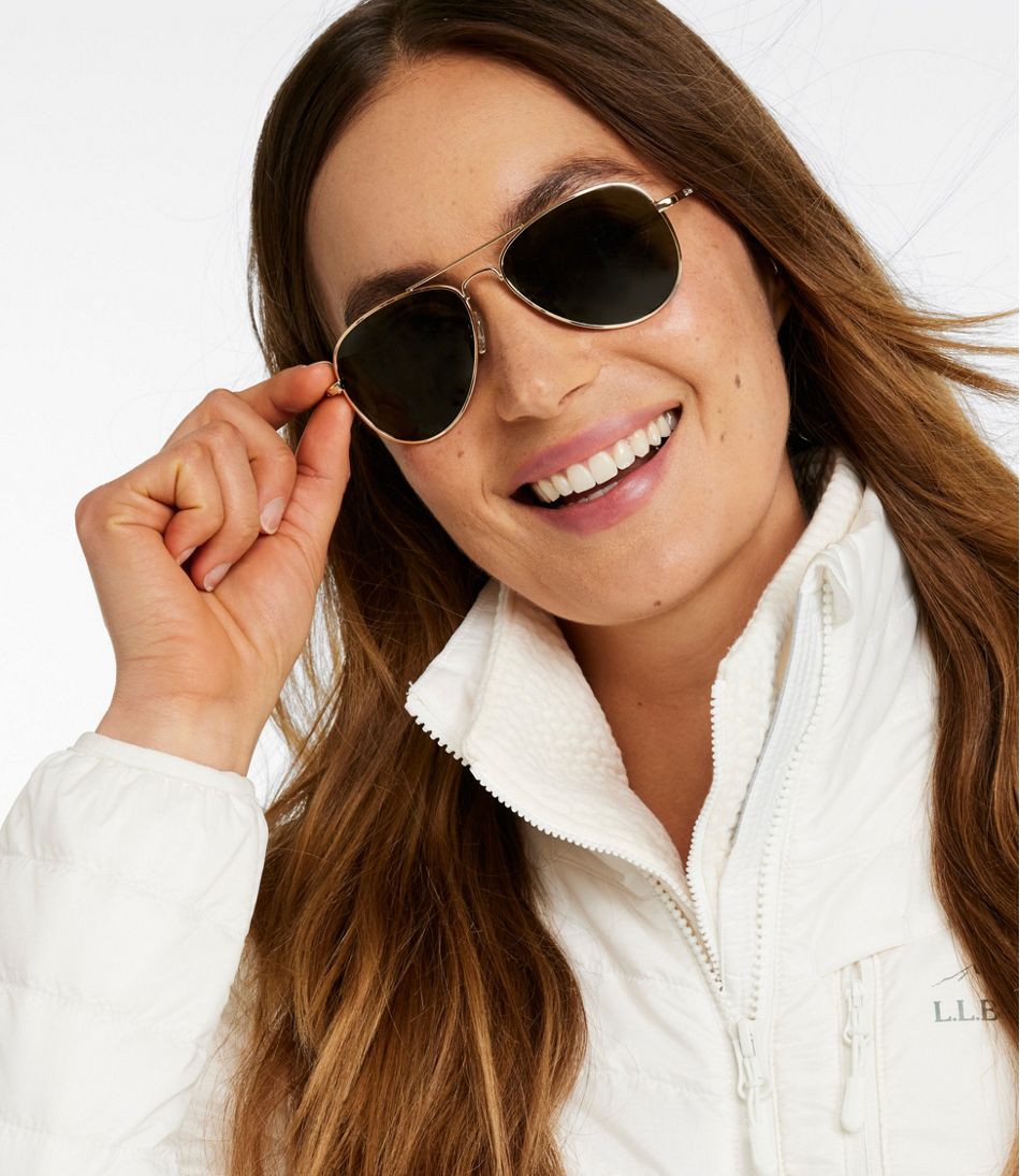 Adults' Classic Aviator Polarized Sunglasses | L.L.Bean