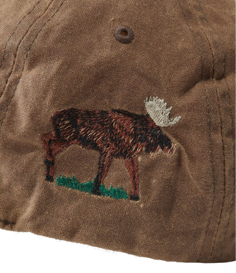 Adults' MIF&W Waxcloth Hat, Moose | L.L.Bean
