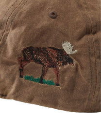 Adults' MIF&W Waxcloth Hat, Moose | L.L.Bean