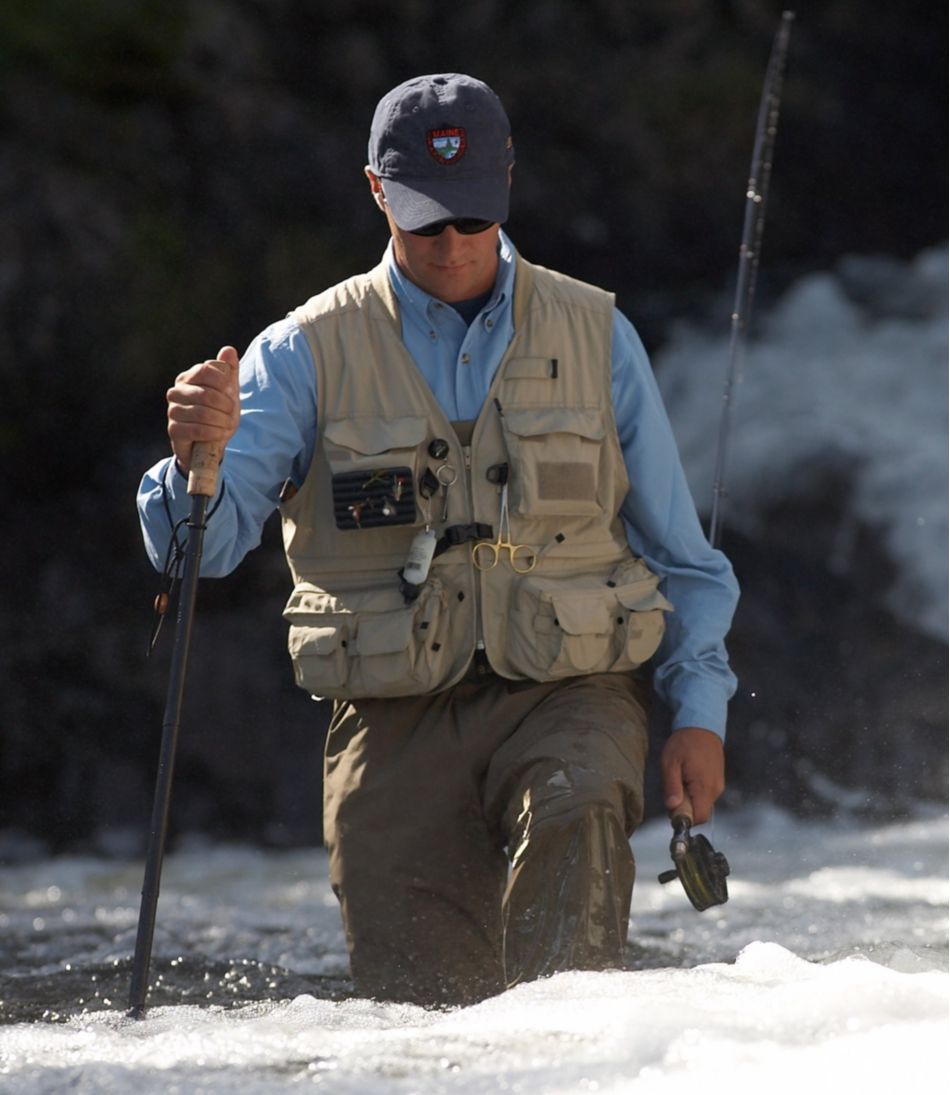 Adults' MIF&W Baseball Cap, Brook Trout | L.L.Bean