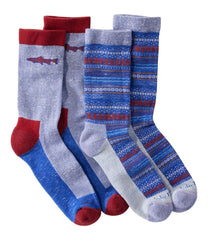 Adults' Wicked Soft Cotton Socks, Novelty 2-Pack | L.L.Bean