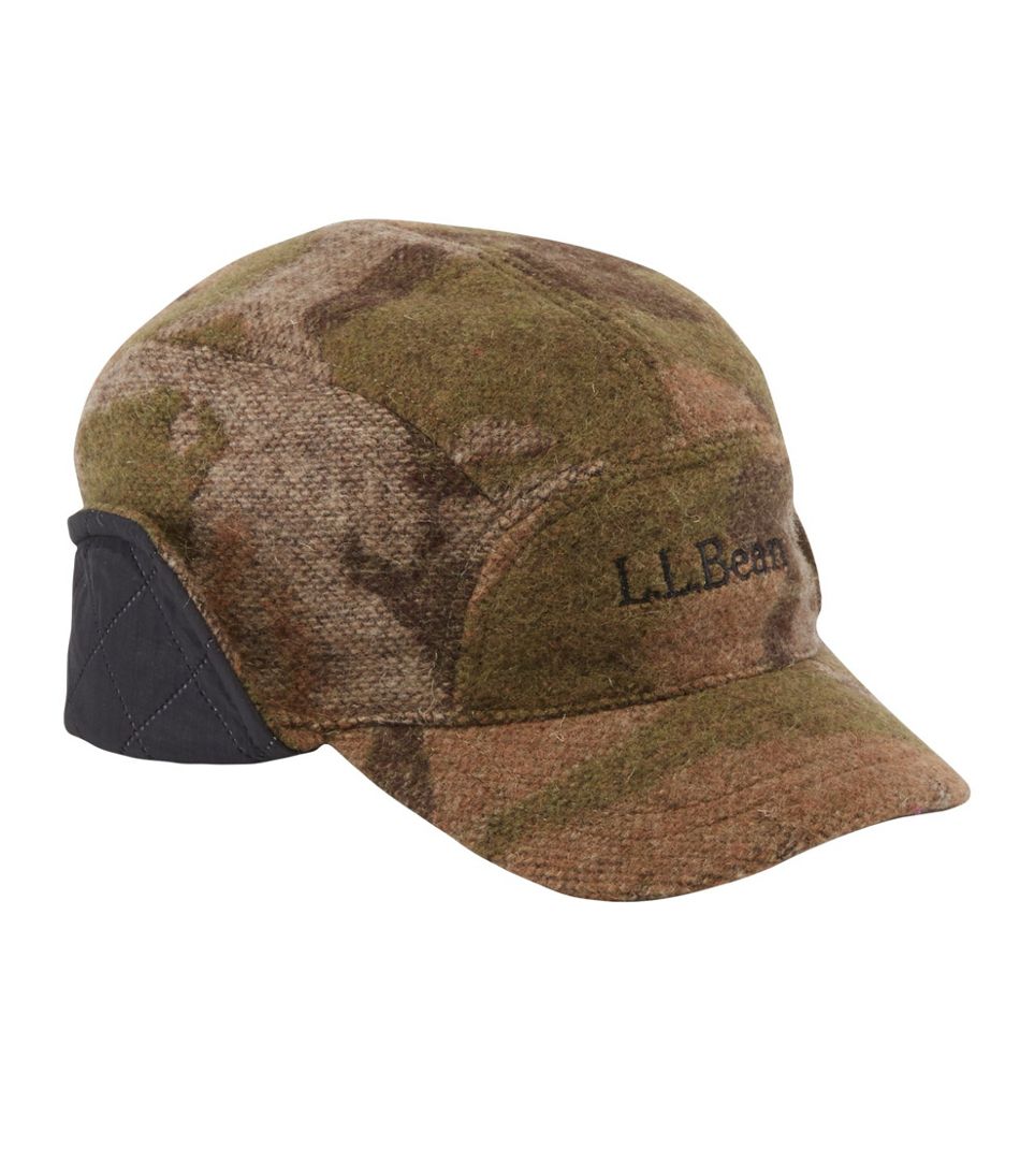 Adults' Maine Guide Wool Cap with PrimaLoft, Camouflage | L.L.Bean