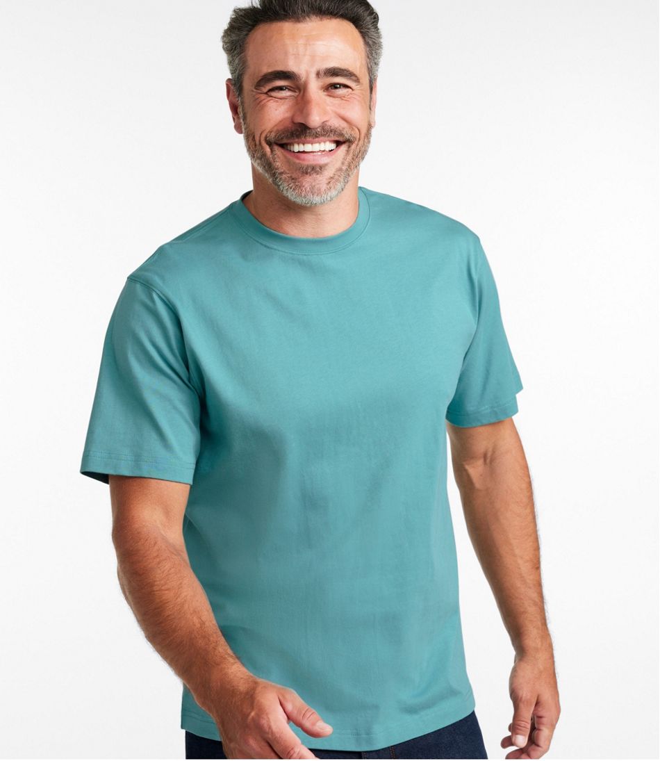 Men's Carefree Unshrinkable Tee, Traditional Fit Short-Sleeve | L.L.Bean