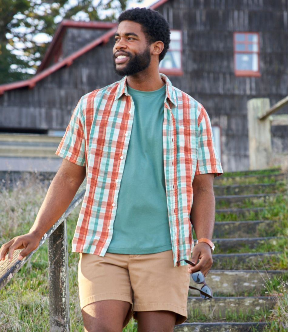 Men's Carefree Unshrinkable Tee, Traditional Fit Short-Sleeve | L.L.Bean
