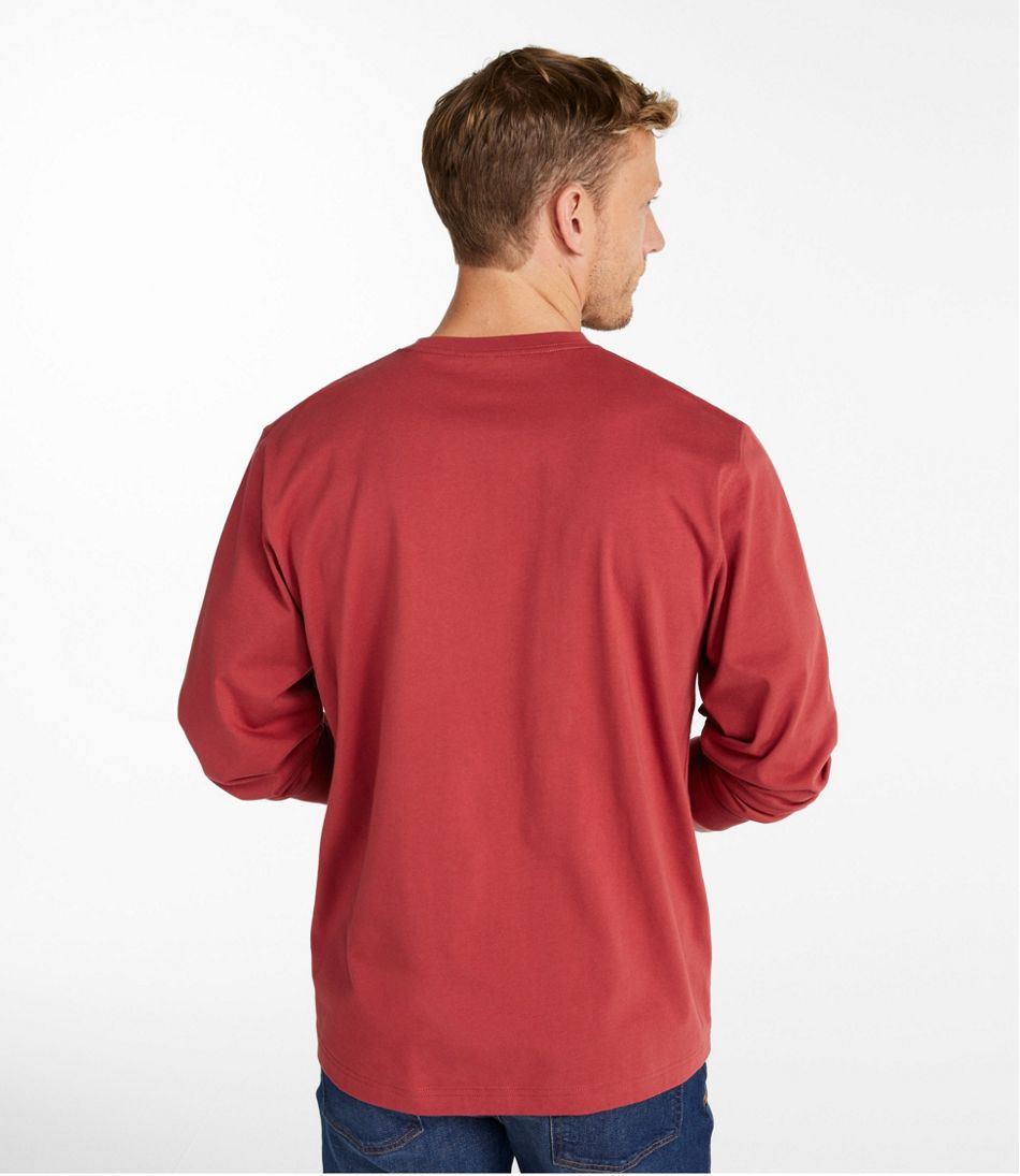 Men's Carefree Unshrinkable Tee, Traditional Fit, Long-Sleeve | L.L.Bean