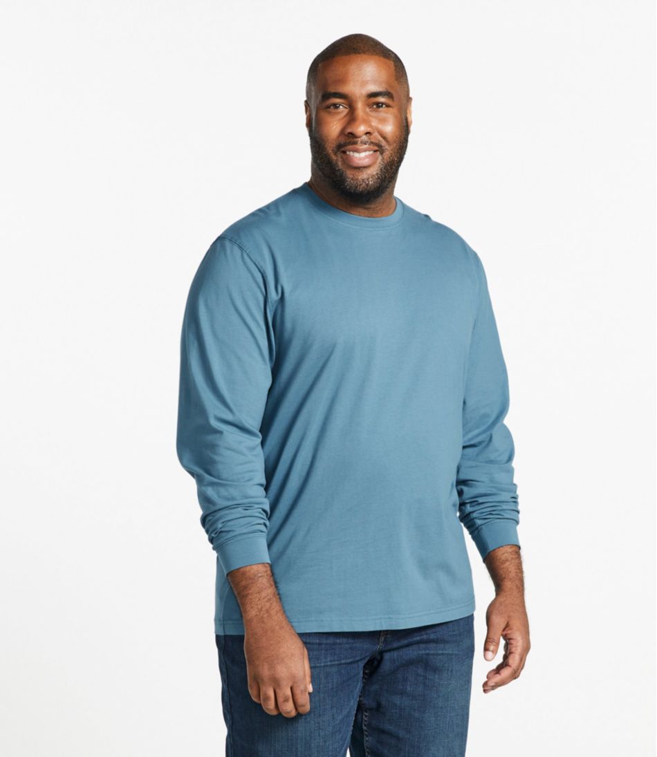 Men's Carefree Unshrinkable Tee, Traditional Fit, Long-Sleeve | L.L.Bean