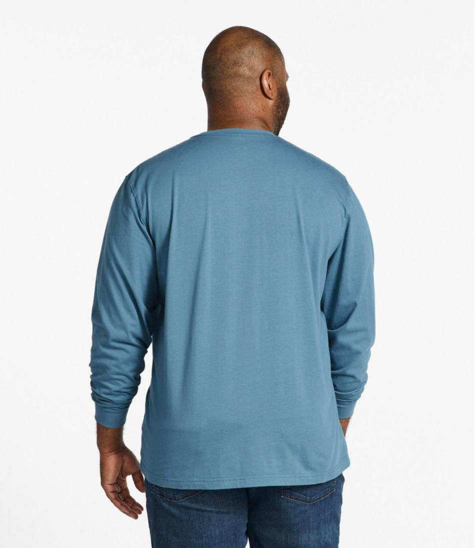 Men's Carefree Unshrinkable Tee, Traditional Fit, Long-Sleeve | L.L.Bean