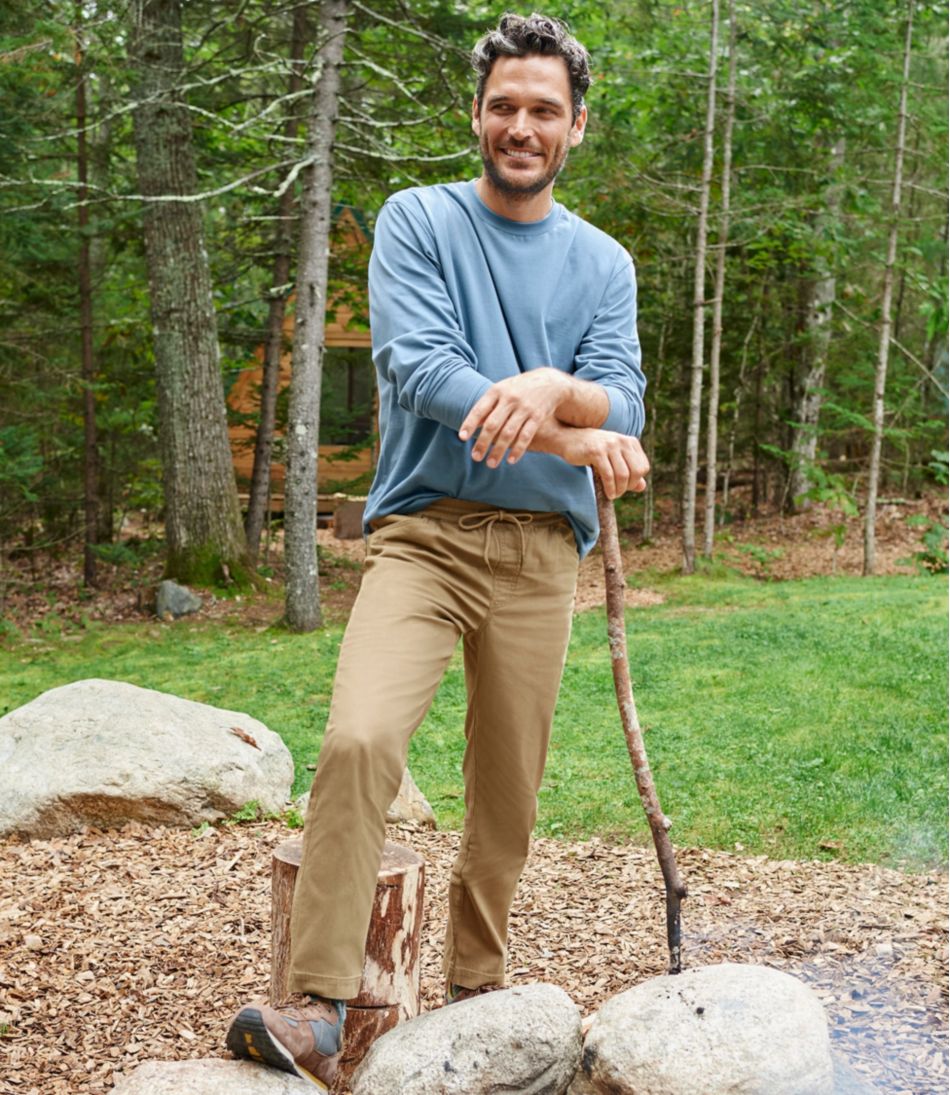 Men's Carefree Unshrinkable Tee, Traditional Fit, Long-Sleeve | L.L.Bean