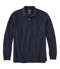 Men's Premium Double L® Polo, Long-Sleeve Without Pocket | L.L.Bean