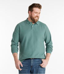 Men's Premium Double L® Polo, Long-Sleeve Without Pocket | L.L.Bean