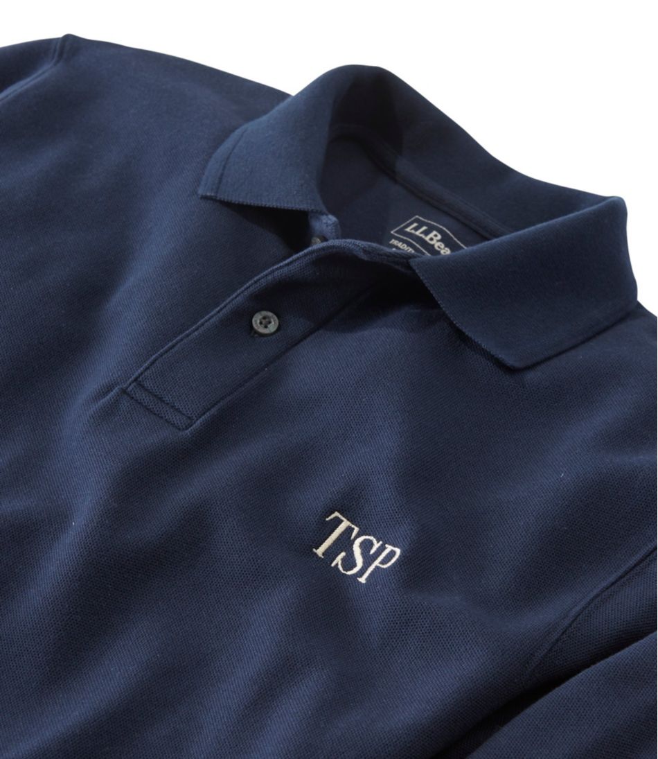 Men's Premium Double L® Polo, Long-Sleeve Without Pocket | L.L.Bean