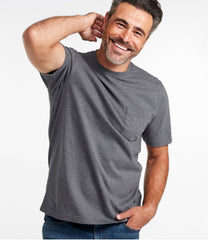 Men's Carefree Unshrinkable Tee with Pocket, Traditional Fit | L.L.Bean