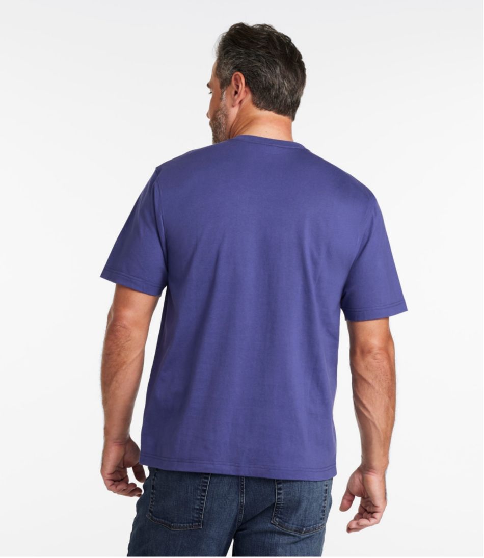 Men's Carefree Unshrinkable Tee with Pocket, Traditional Fit | L.L.Bean