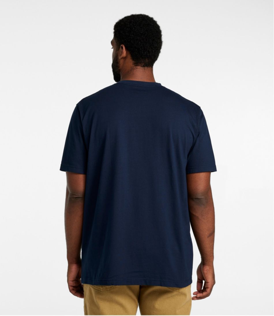 Men's Carefree Unshrinkable Tee with Pocket, Traditional Fit | L.L.Bean