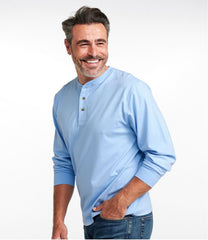 Men's Carefree Unshrinkable Tee, Traditional Fit, Long-Sleeve Henley | L.L.Bean