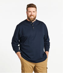 Men's Carefree Unshrinkable Tee, Traditional Fit, Long-Sleeve Henley | L.L.Bean