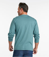 Men's Carefree Unshrinkable Tee with Pocket, Traditional Fit, Long-Sleeve | L.L.Bean