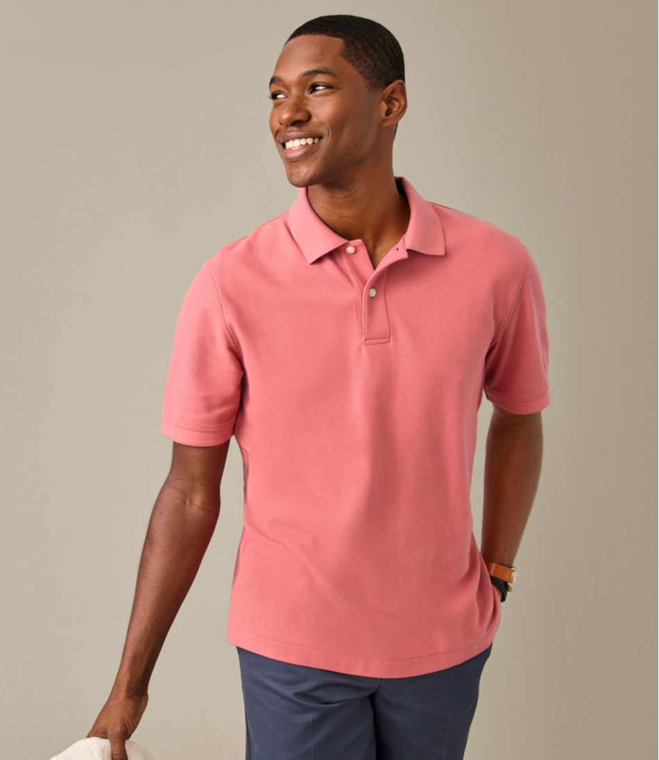 Men's Premium Double L® Polo Banded, Short-Sleeve Without Pocket | L.L.Bean