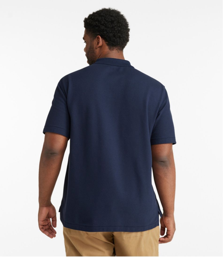 Men's Premium Double L® Polo, Hemmed Short-Sleeve with Pocket | L.L.Bean