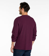 Men's Unshrinkable Mini-Waffle Henley, Long-Sleeve Traditional Fit | L.L.Bean