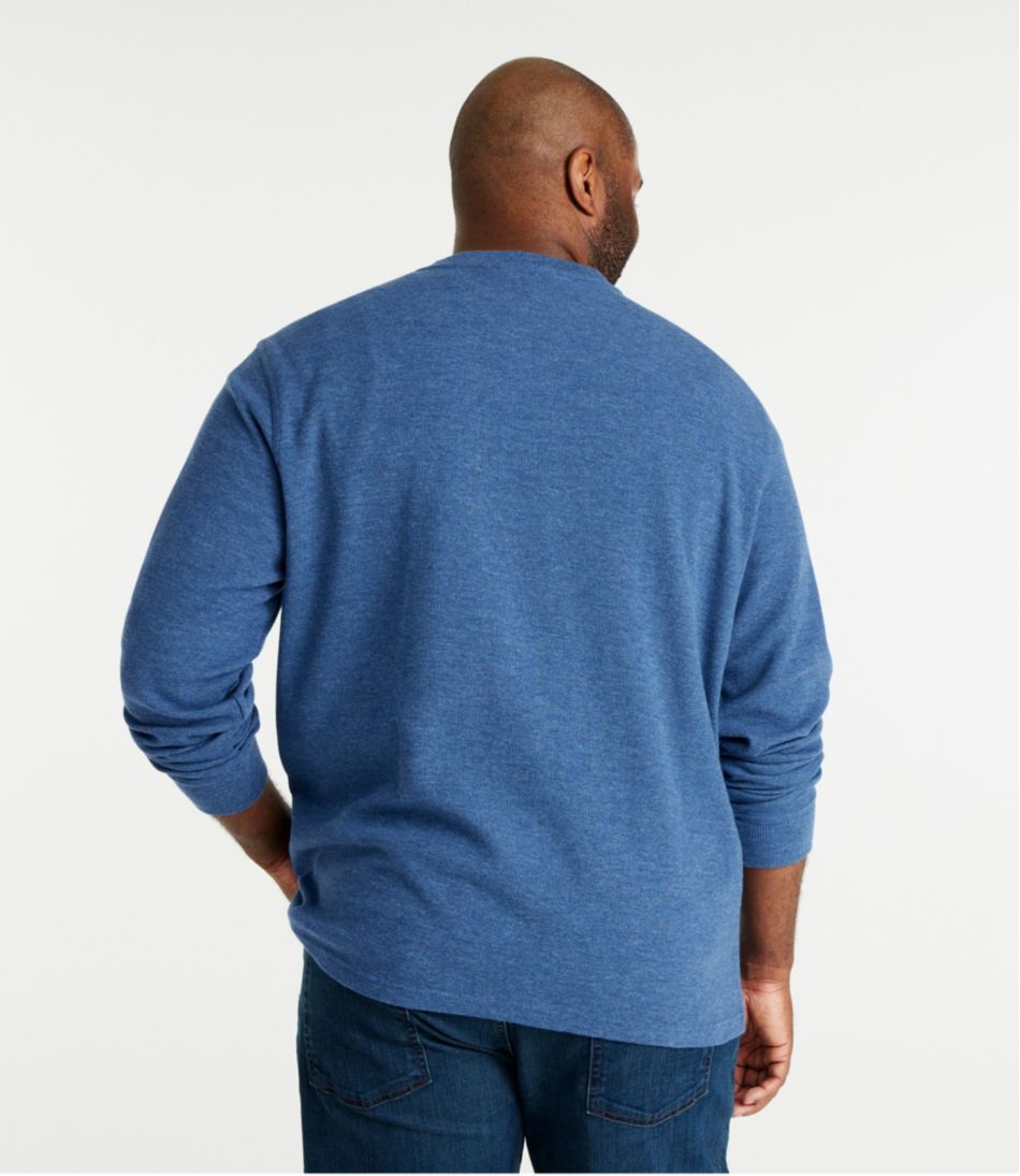 Men's Unshrinkable Mini-Waffle Henley, Long-Sleeve Traditional Fit | L.L.Bean