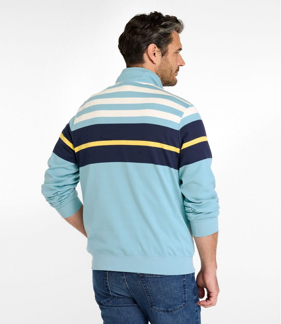 Men's Bean's Vintage Soft Rugby, Mockneck, Chest Stripe | L.L.Bean