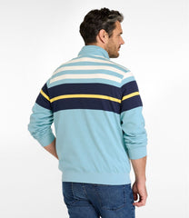 Men's Bean's Vintage Soft Rugby, Mockneck, Chest Stripe | L.L.Bean