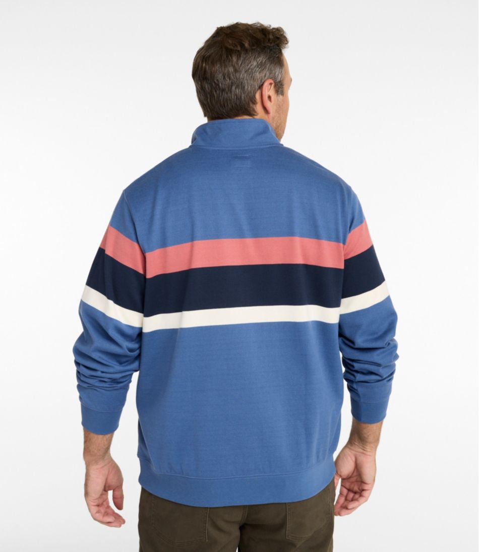 Men's Bean's Vintage Soft Rugby, Mockneck, Chest Stripe | L.L.Bean