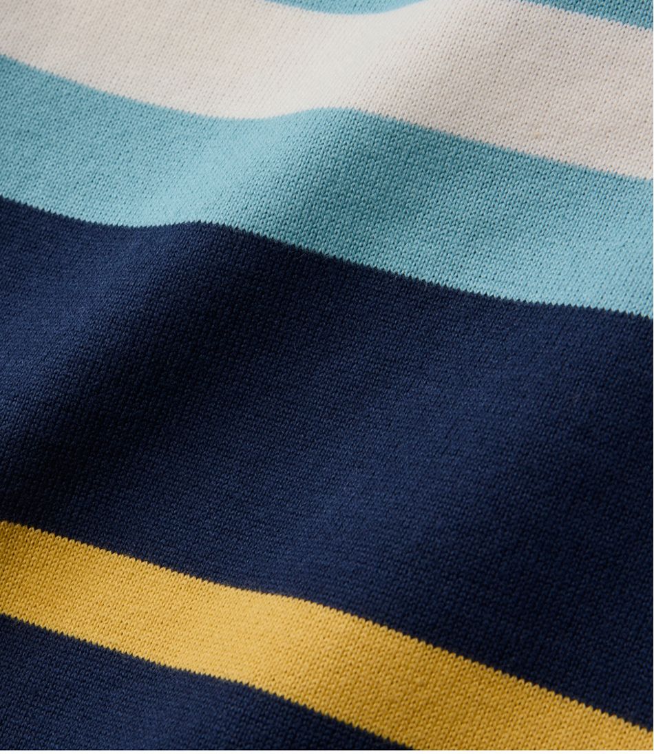 Men's Bean's Vintage Soft Rugby, Mockneck, Chest Stripe | L.L.Bean
