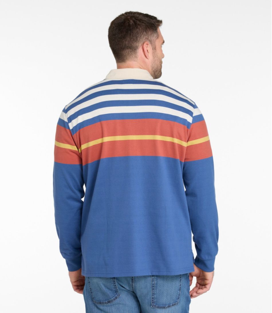 Men's Bean's Vintage Soft Rugby, Chest Stripe | L.L.Bean