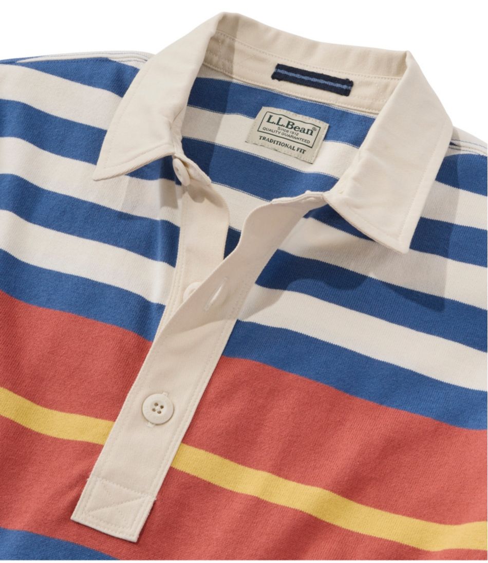 Men's Bean's Vintage Soft Rugby, Chest Stripe | L.L.Bean