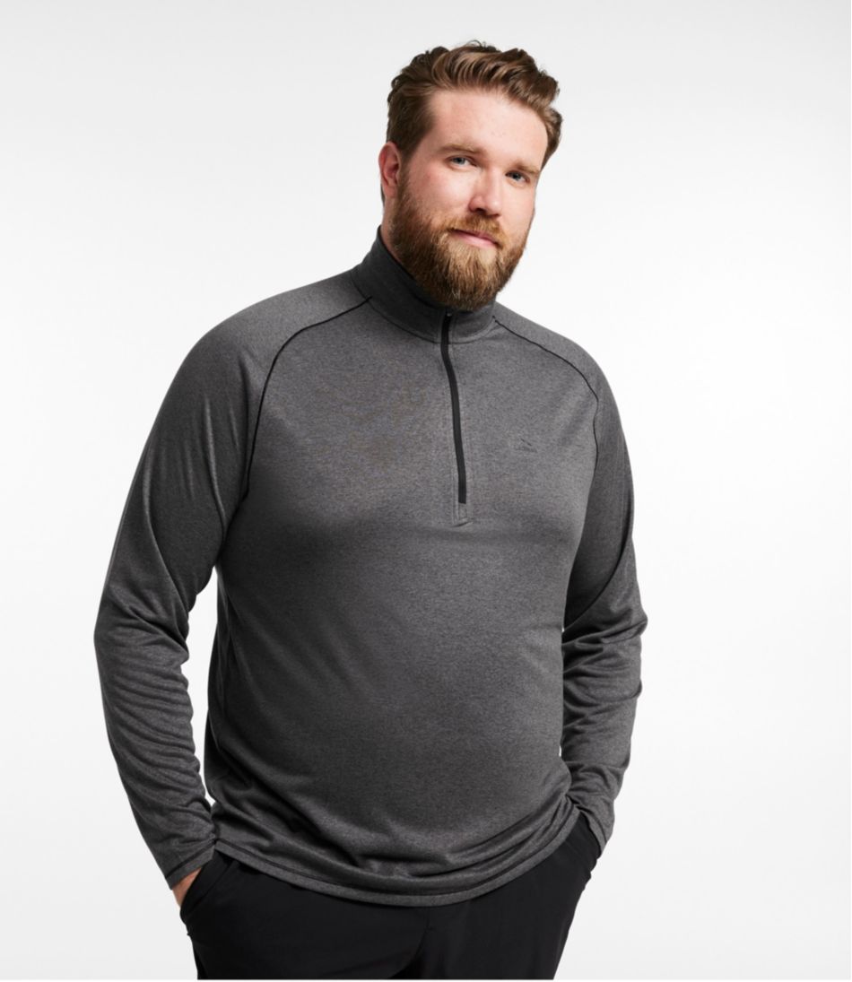 Men's Bean's Access Trail Tee, Quarter-Zip | L.L.Bean