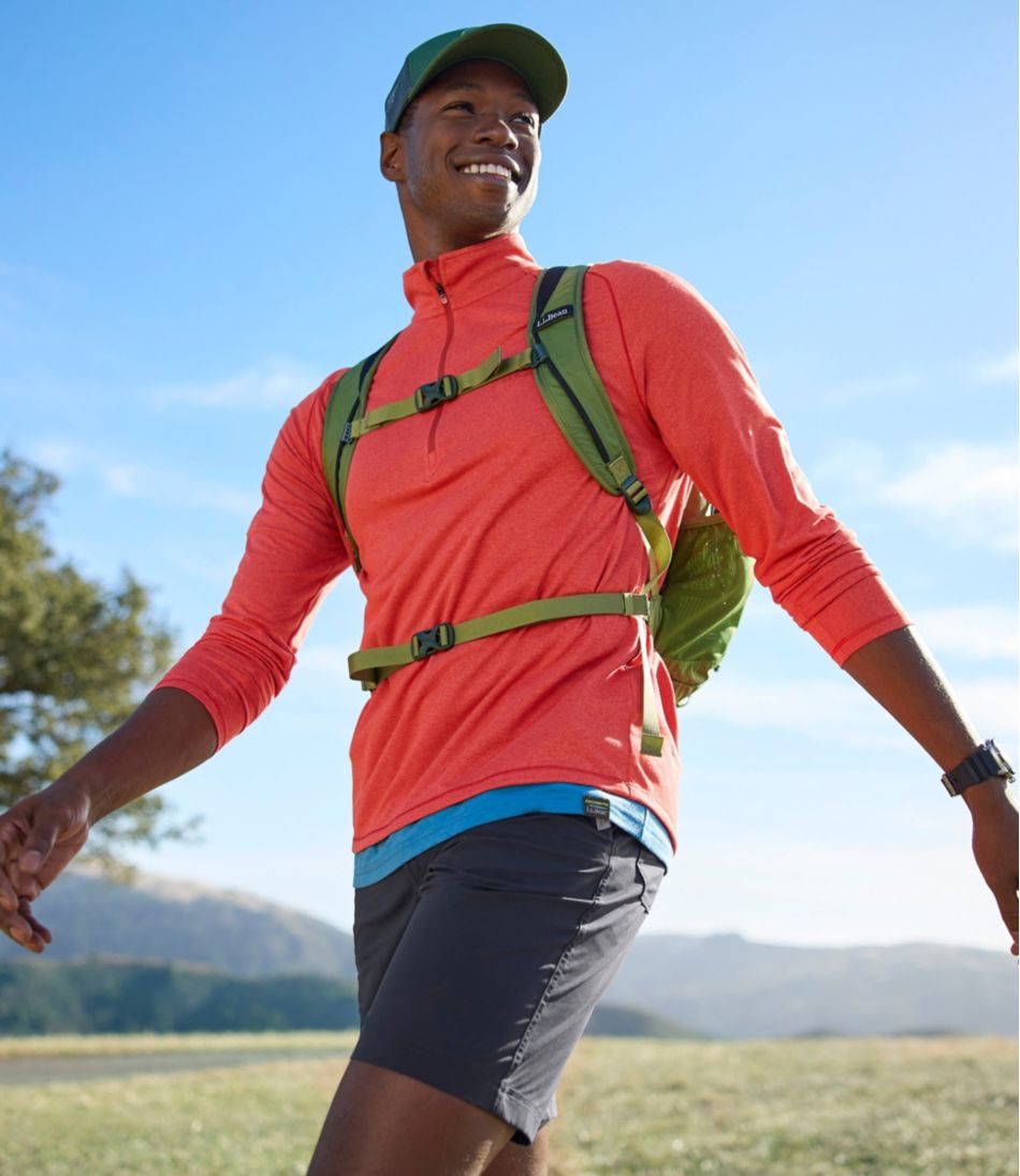 Men's Bean's Access Trail Tee, Quarter-Zip | L.L.Bean