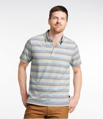 Men's Comfort Stretch Performance® Pima Polo, Short-Sleeve, Stripe | L.L.Bean