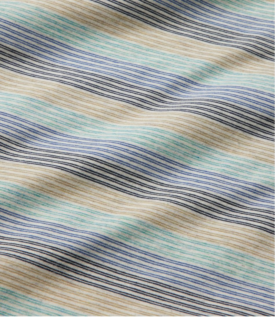 Men's Comfort Stretch Performance® Pima Polo, Short-Sleeve, Stripe | L.L.Bean