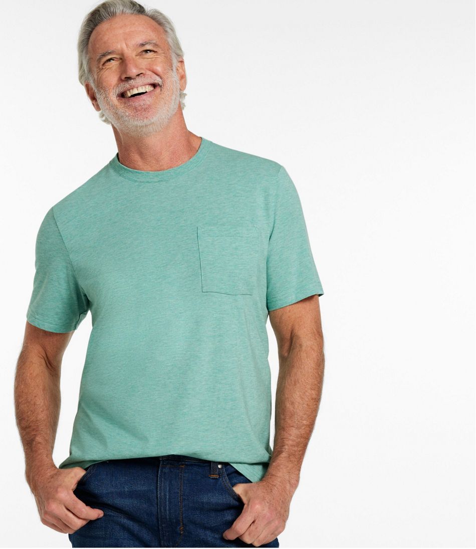 Men's Comfort Stretch Performance® Pima Pocket Tee, Short-Sleeve | L.L.Bean