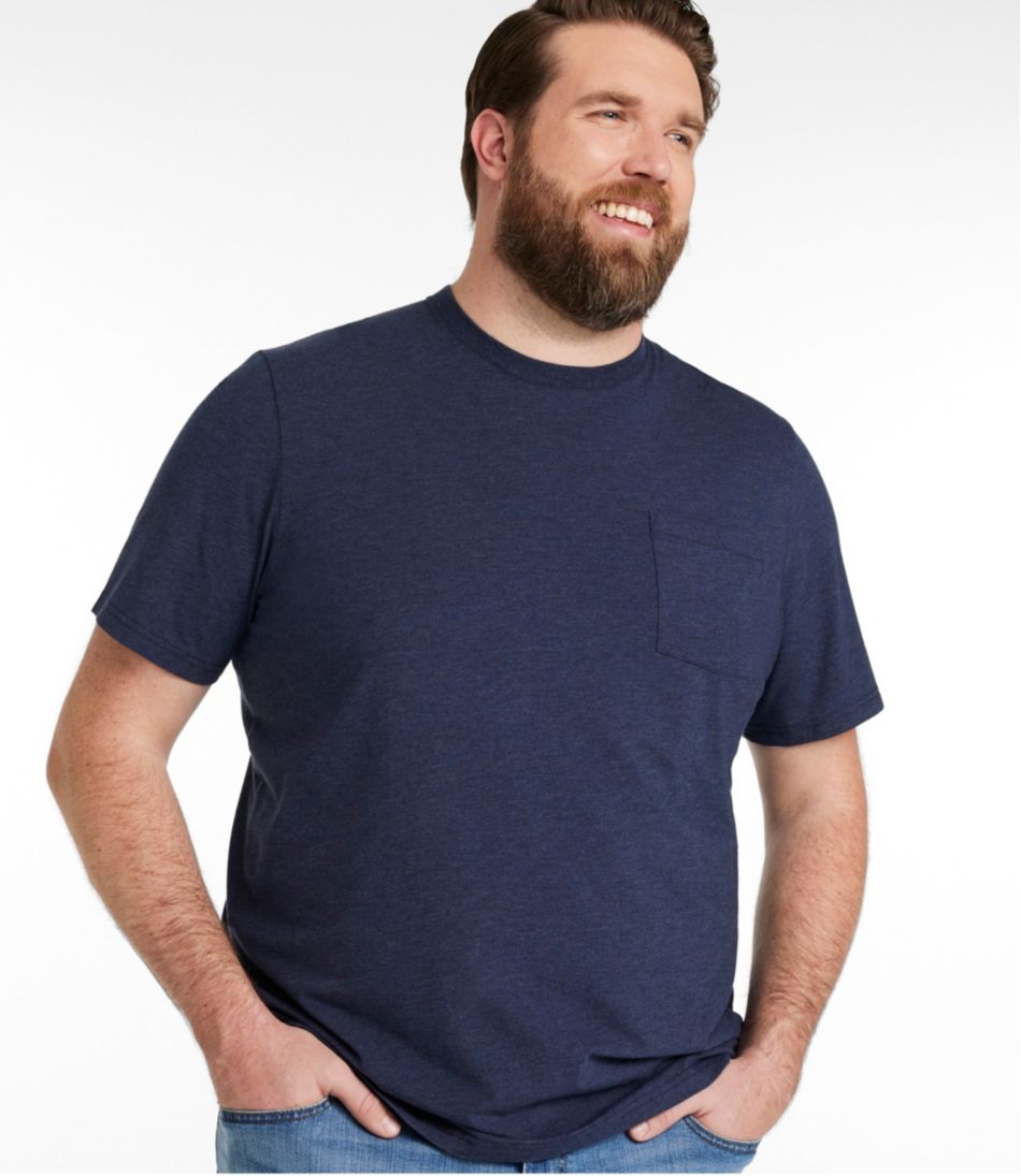 Men's Comfort Stretch Performance® Pima Pocket Tee, Short-Sleeve | L.L.Bean