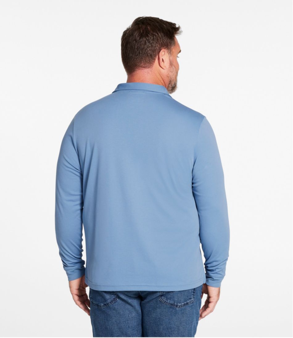 Men's Comfort Stretch Performance® Polo, Long-Sleeve, Slightly Fitted | L.L.Bean
